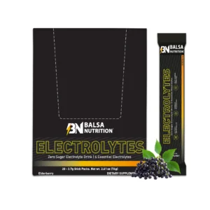 Balsa Nutrition Zero Sugar Electrolyte Powder – 20 Hydration Pockets